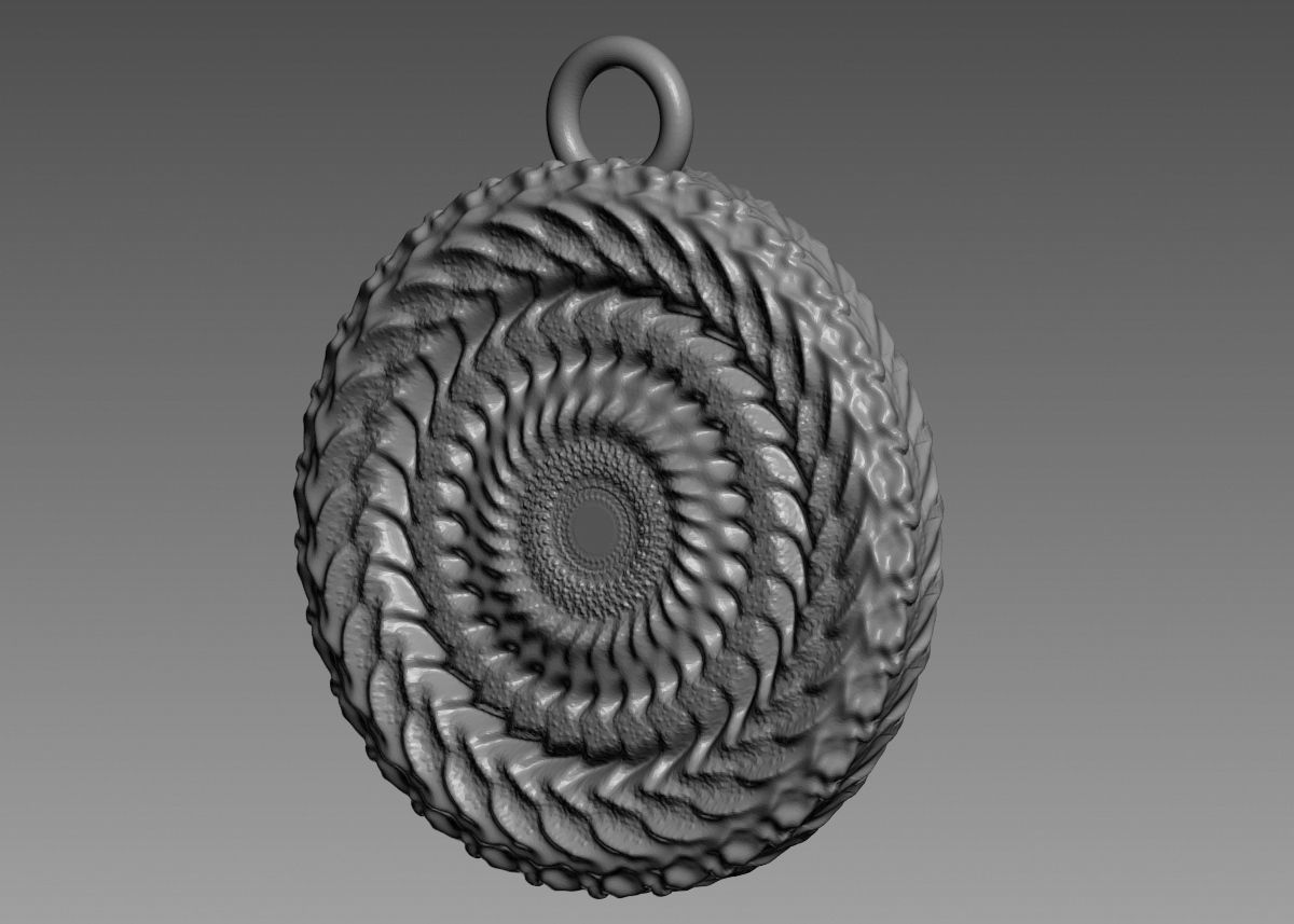 Skull Pendant 3d print model 3D print model_25