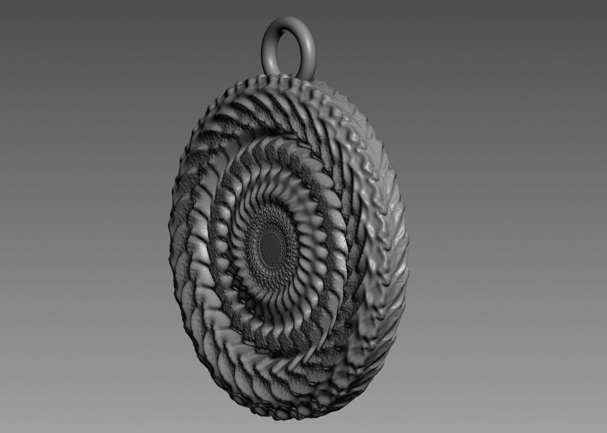 Skull Pendant 3d print model 3D print model_23