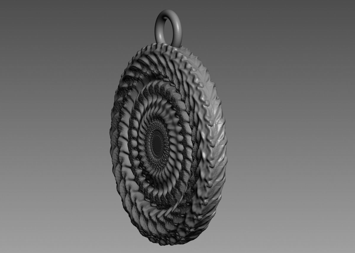 Skull Pendant 3d print model 3D print model_22