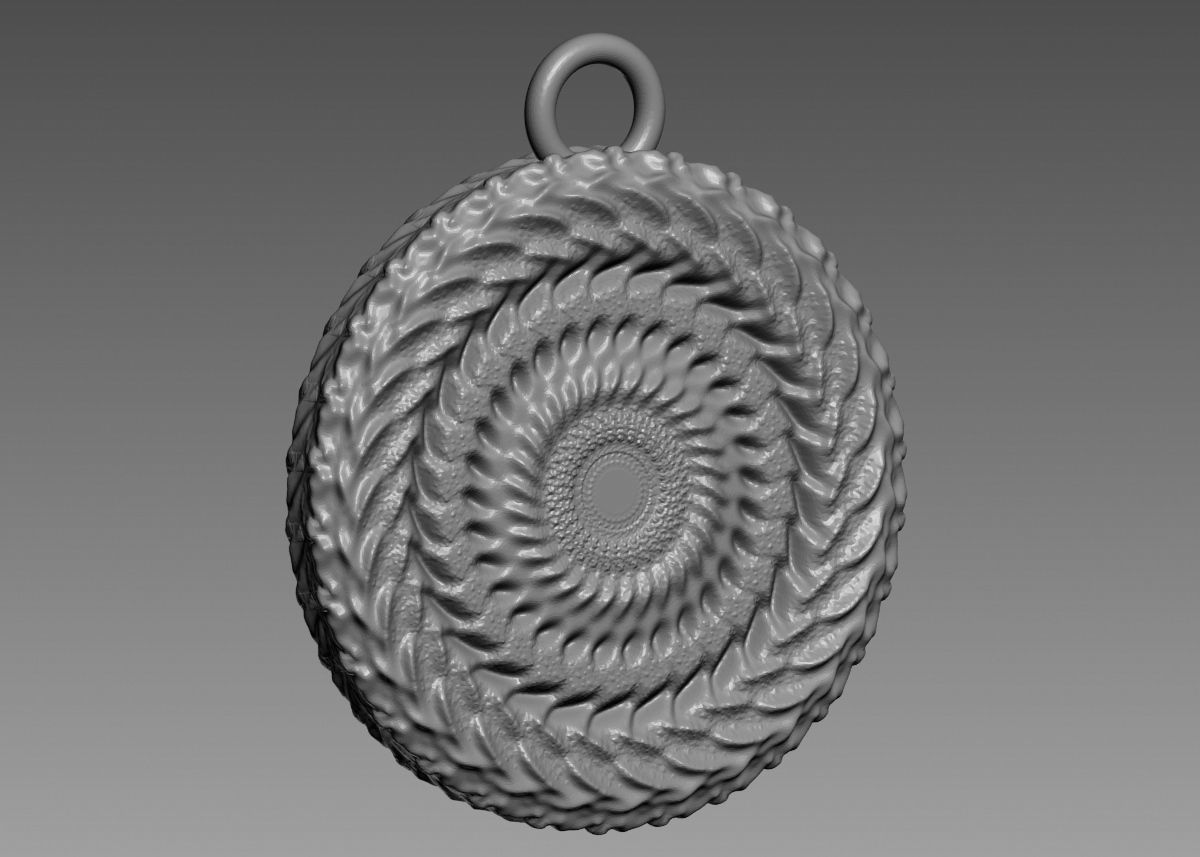 Skull Pendant 3d print model 3D print model_32