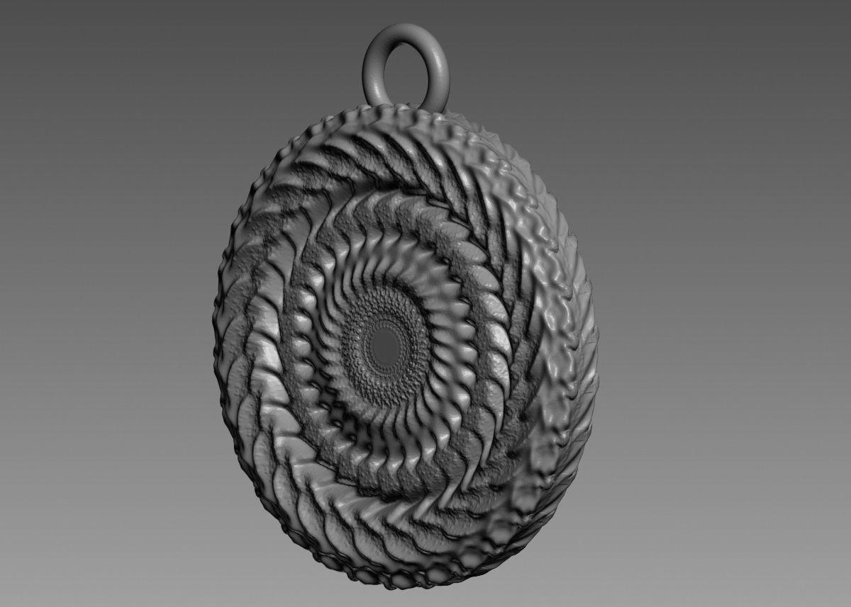 Skull Pendant 3d print model 3D print model_24