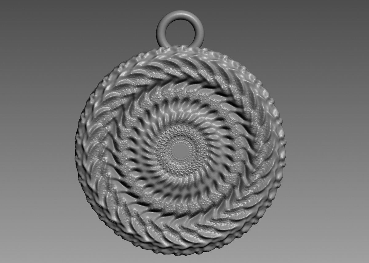 Skull Pendant 3d print model 3D print model_29