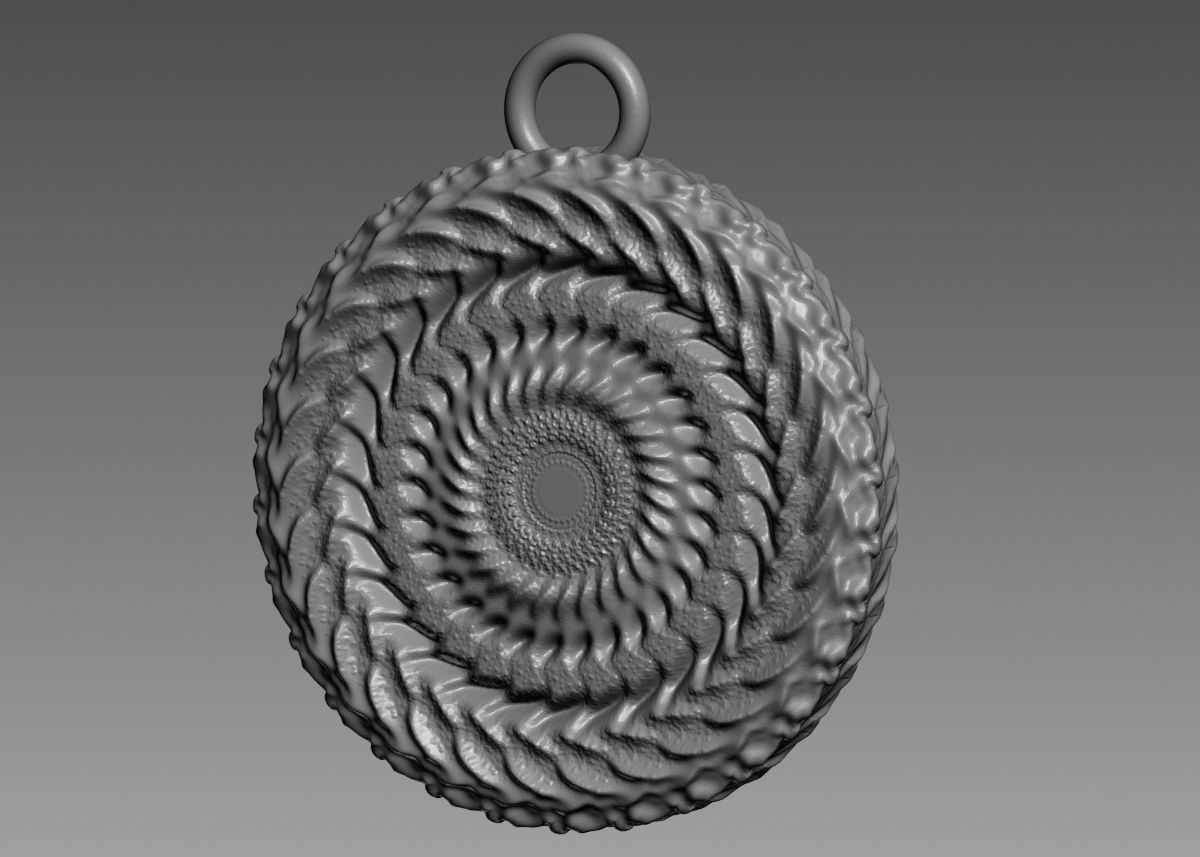 Skull Pendant 3d print model 3D print model_26