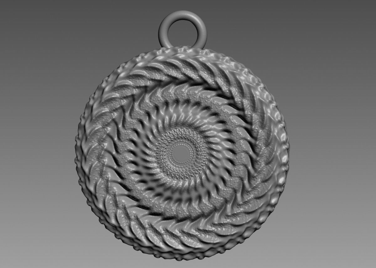 Skull Pendant 3d print model 3D print model_28