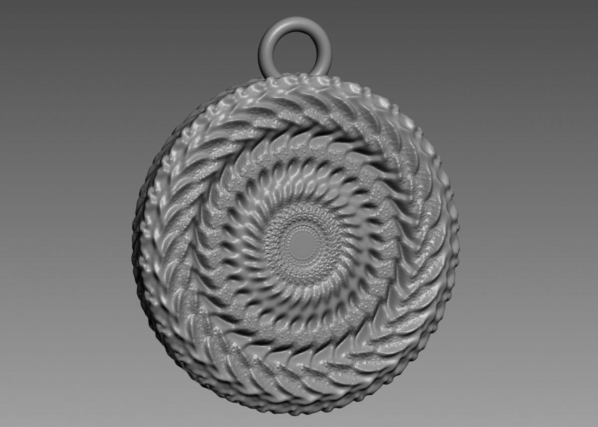 Skull Pendant 3d print model 3D print model_31