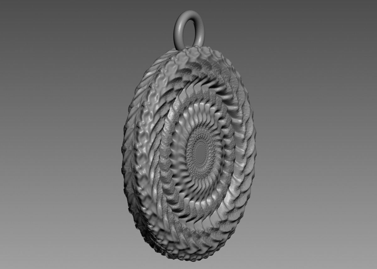 Skull Pendant 3d print model 3D print model_35