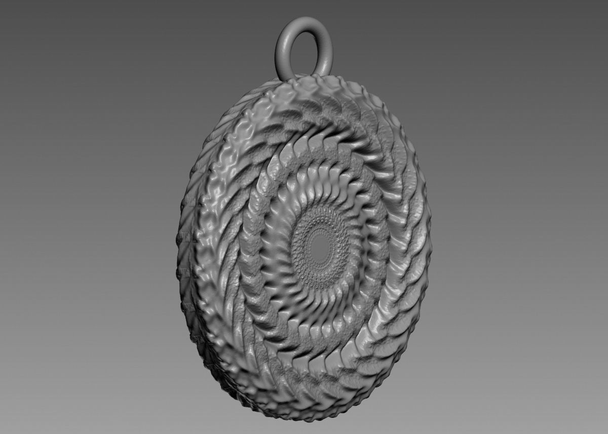 Skull Pendant 3d print model 3D print model_34