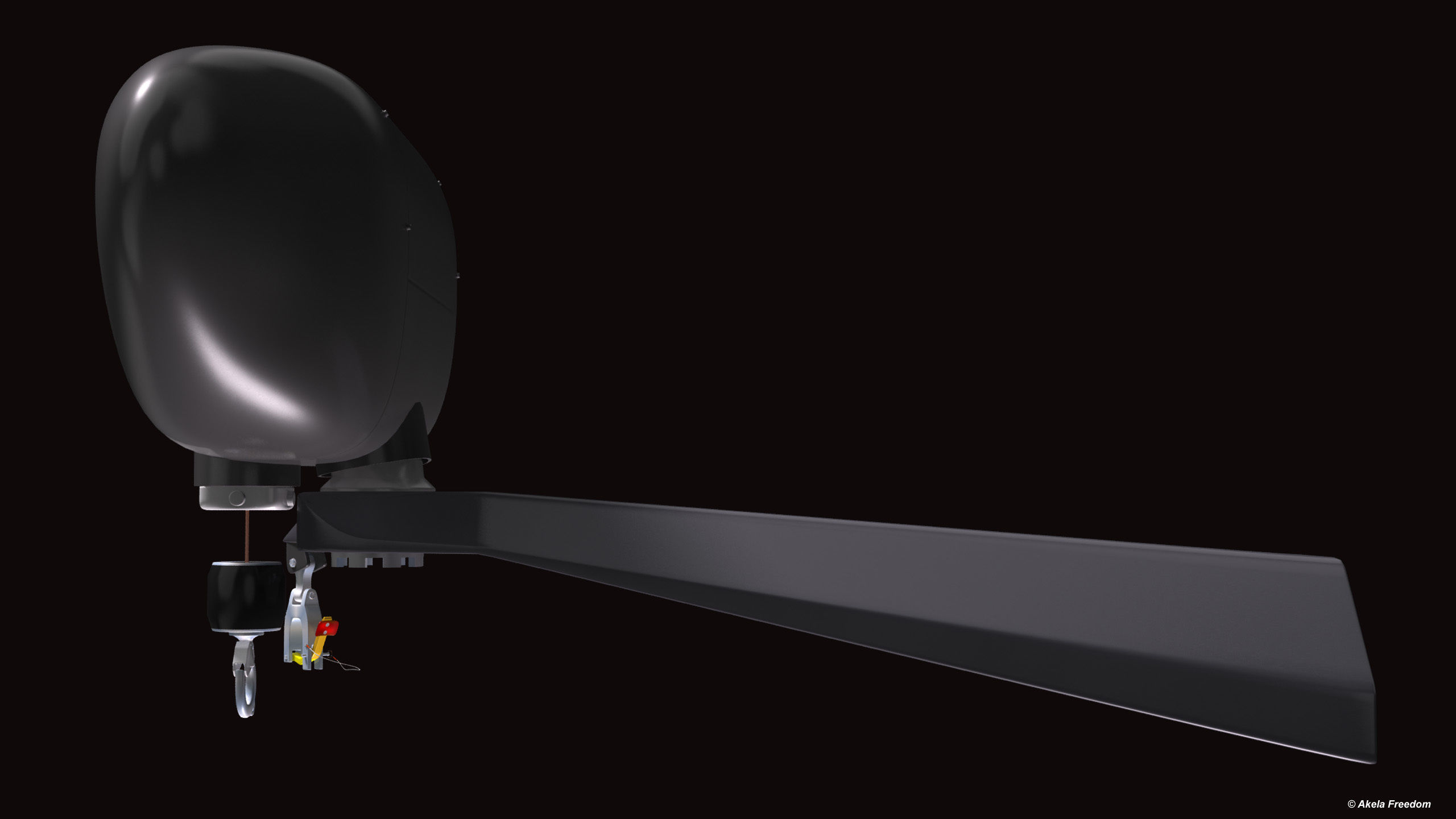 Hoist for Helicopter 3D model_3