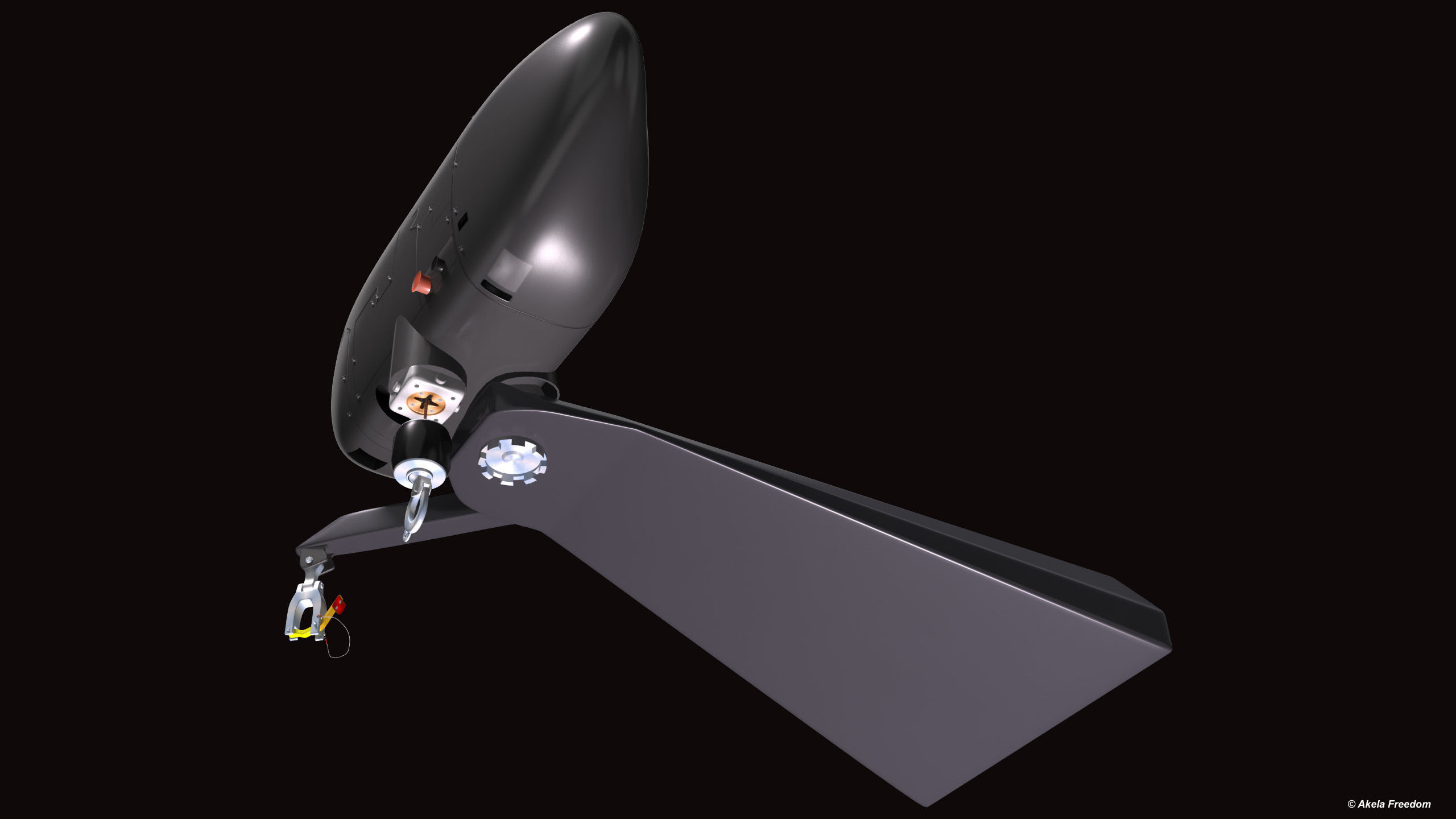 Hoist for Helicopter 3D model_1