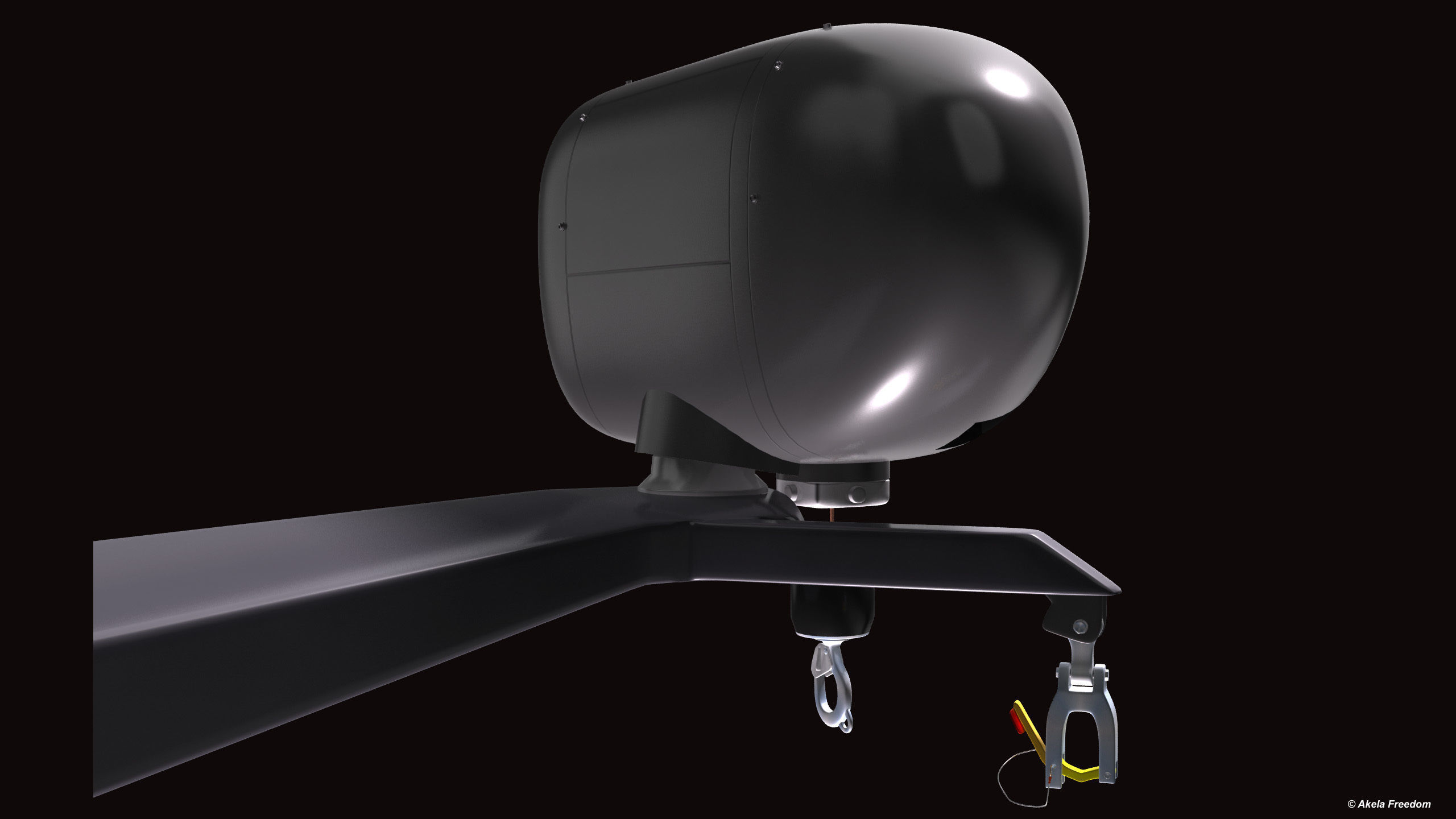 Hoist for Helicopter 3D model_4