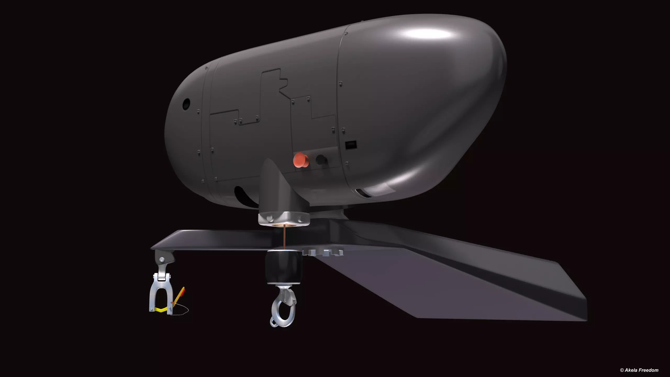 Hoist for Helicopter 3D model_0