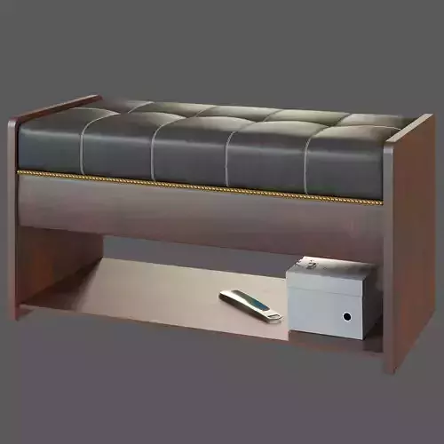 3 d model of a bench 