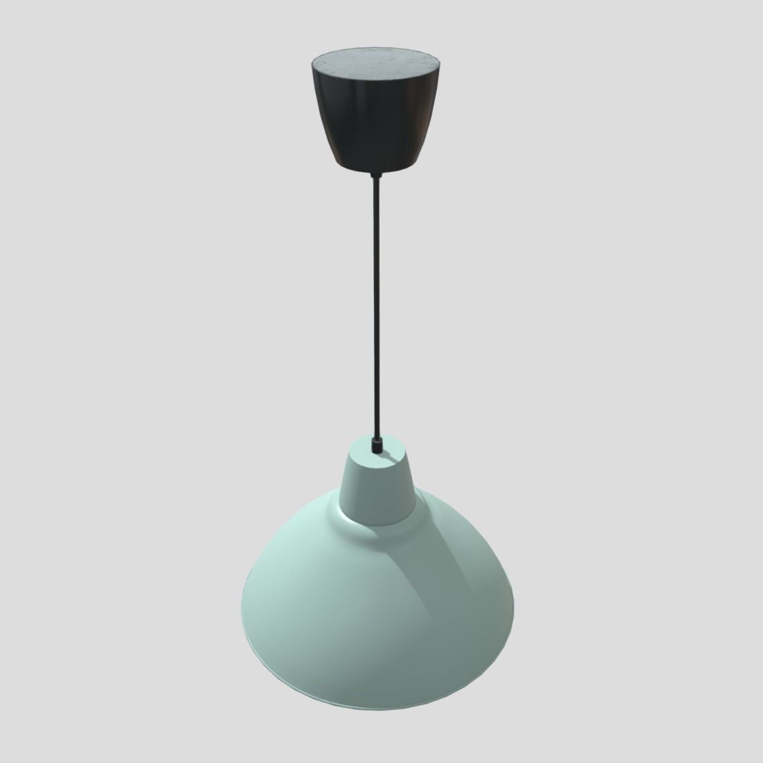 Ceiling Lamp 5 Low-poly 3D model_2