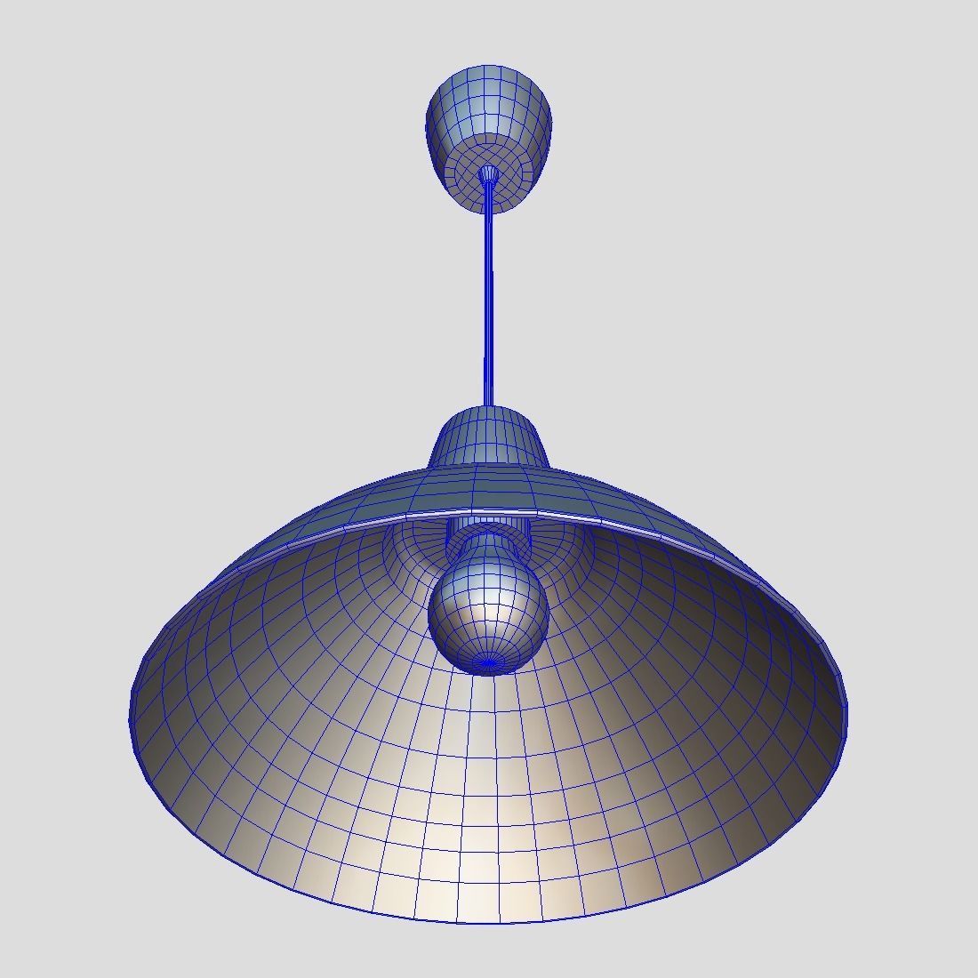 Ceiling Lamp 5 Low-poly 3D model_11