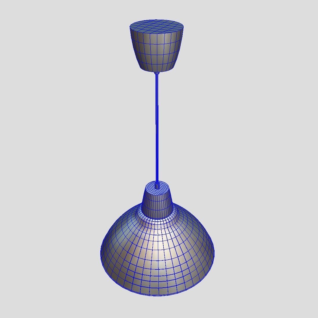 Ceiling Lamp 5 Low-poly 3D model_3