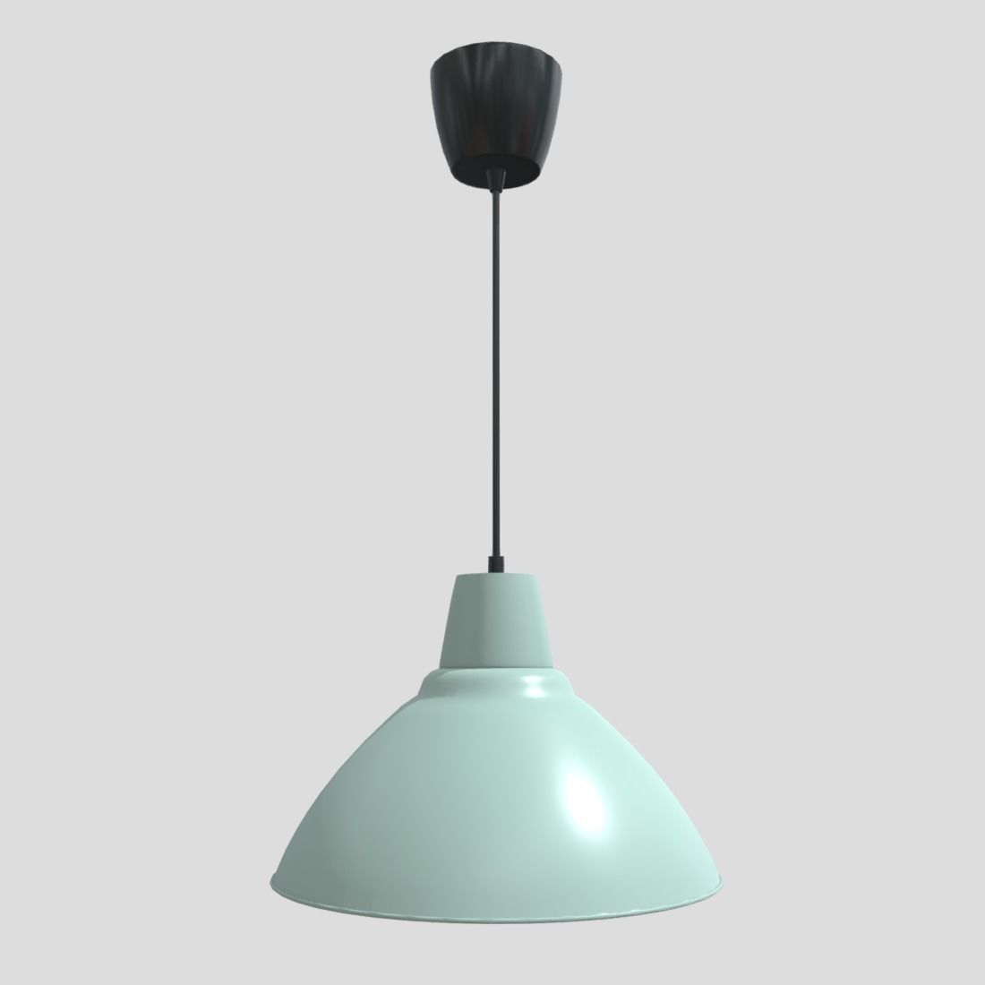 Ceiling Lamp 5 Low-poly 3D model_8