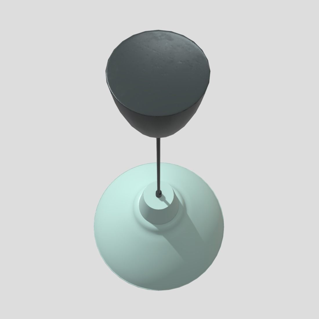 Ceiling Lamp 5 Low-poly 3D model_4