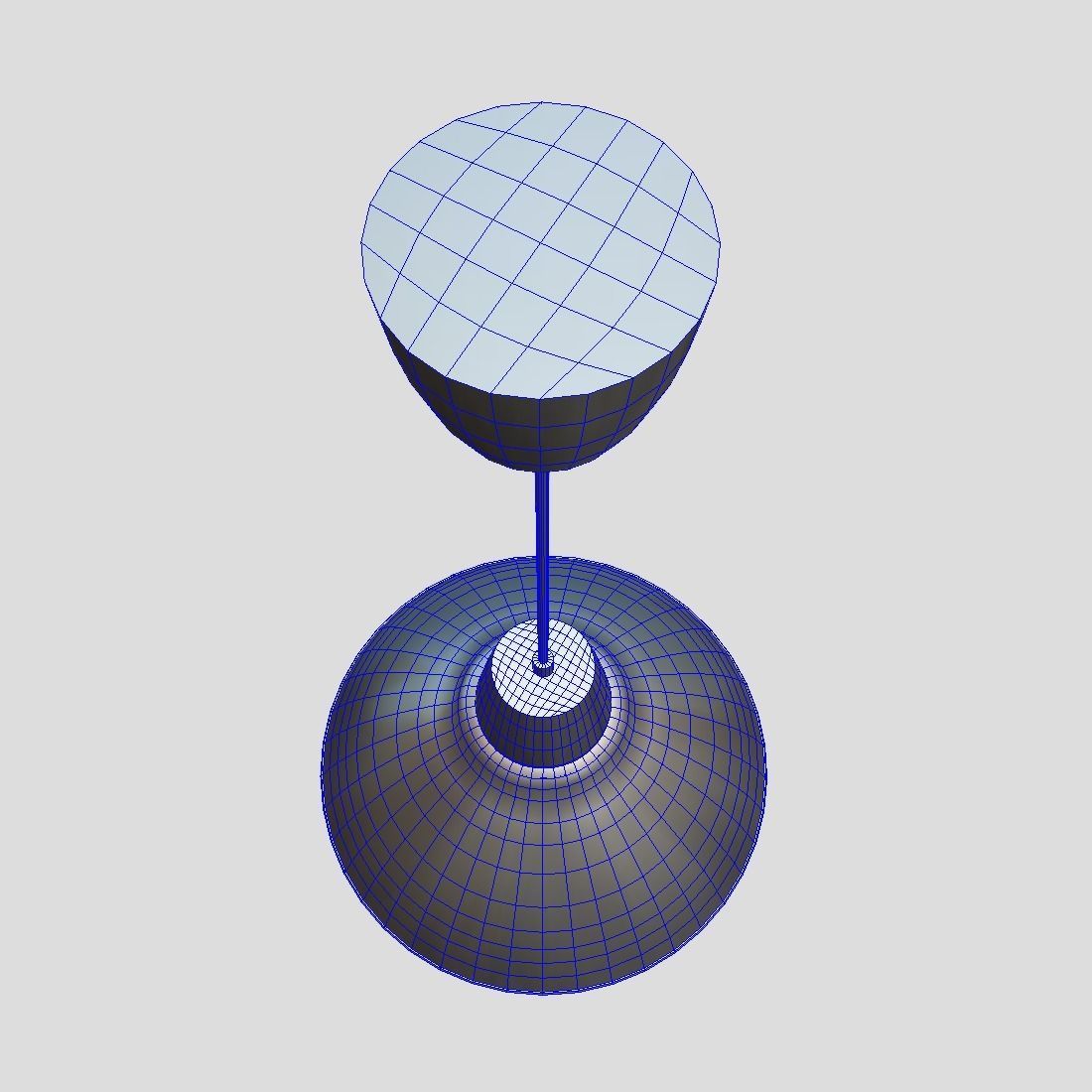 Ceiling Lamp 5 Low-poly 3D model_5