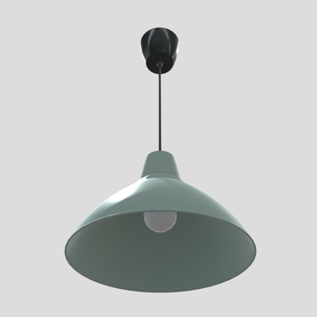 Ceiling Lamp 5 Low-poly 3D model_6