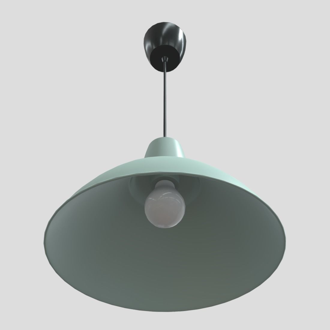 Ceiling Lamp 5 Low-poly 3D model_10
