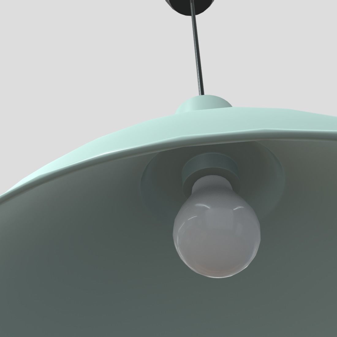 Ceiling Lamp 5 Low-poly 3D model_12