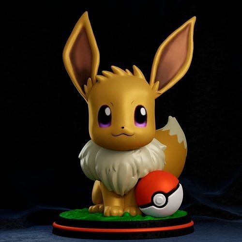 Eevee Statue  3D print model