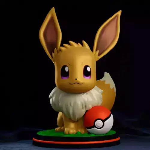 Eevee Statue  3D print model