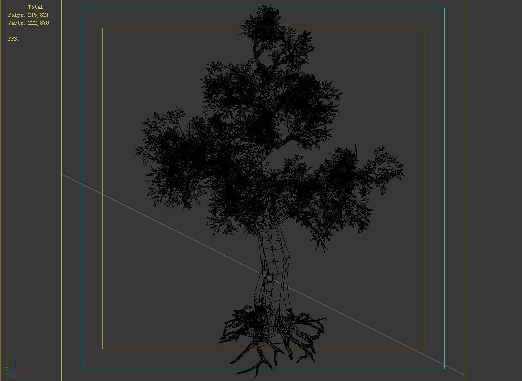 Hundred Forests-Plants-Acacia 01 3D model_3