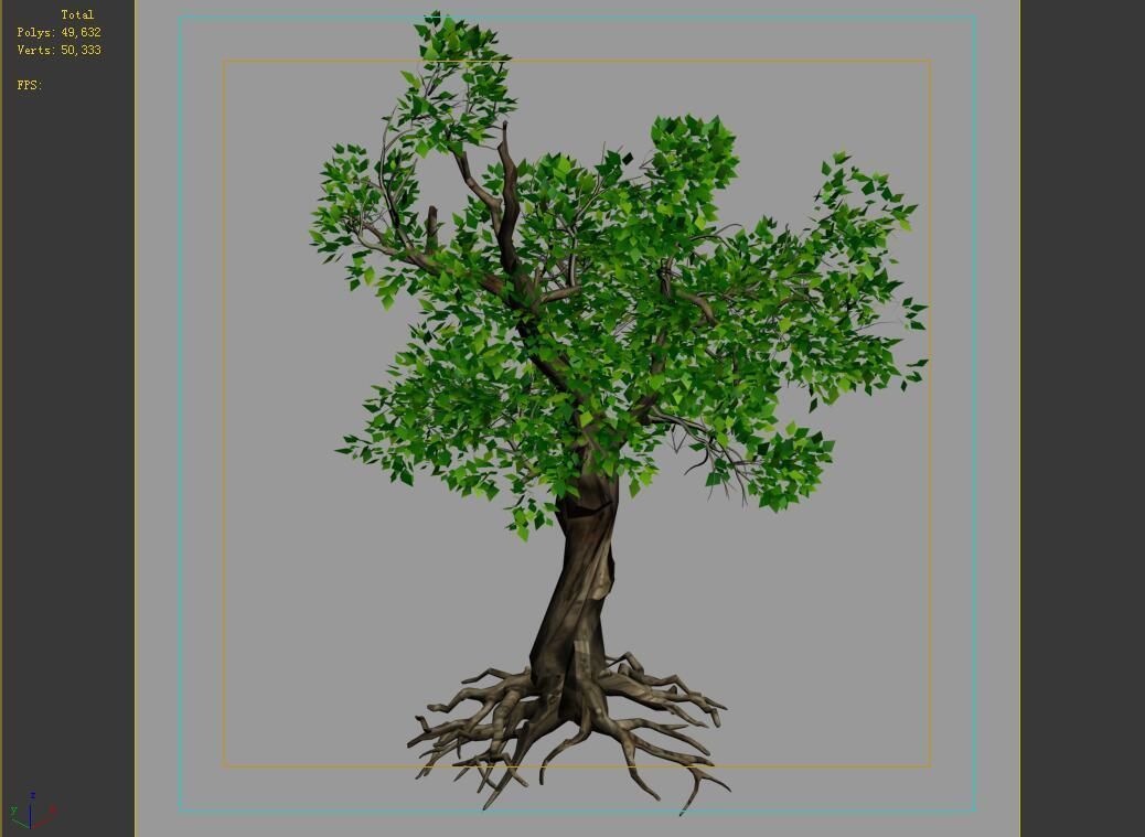 Hundred Forests-Plants-Acacia 03 3D model_4
