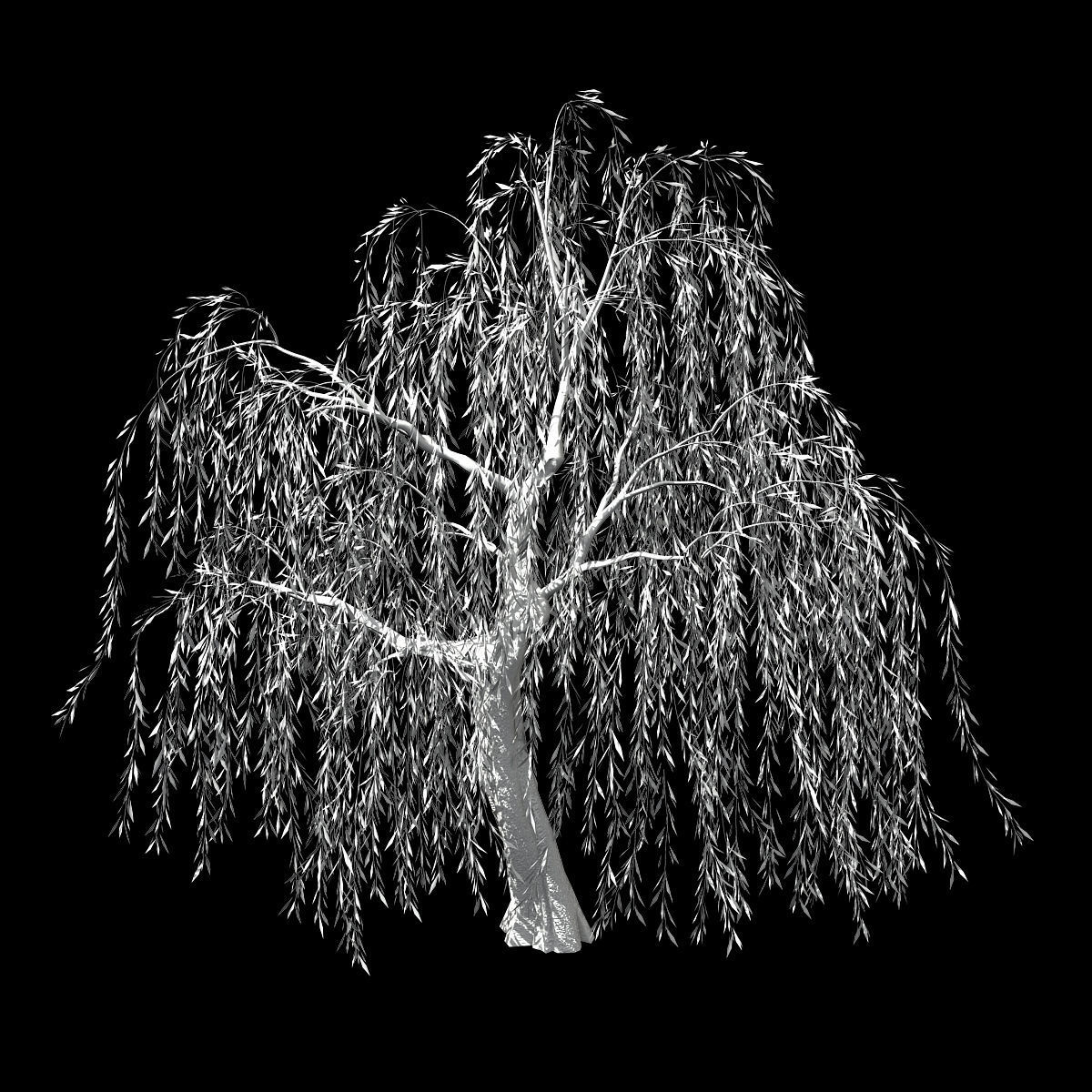 Hundred Forests-Plants-Willow 01 3D model_2