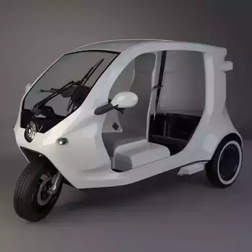 Clean Motion Zbee Electric Tuk Tuk 3D model