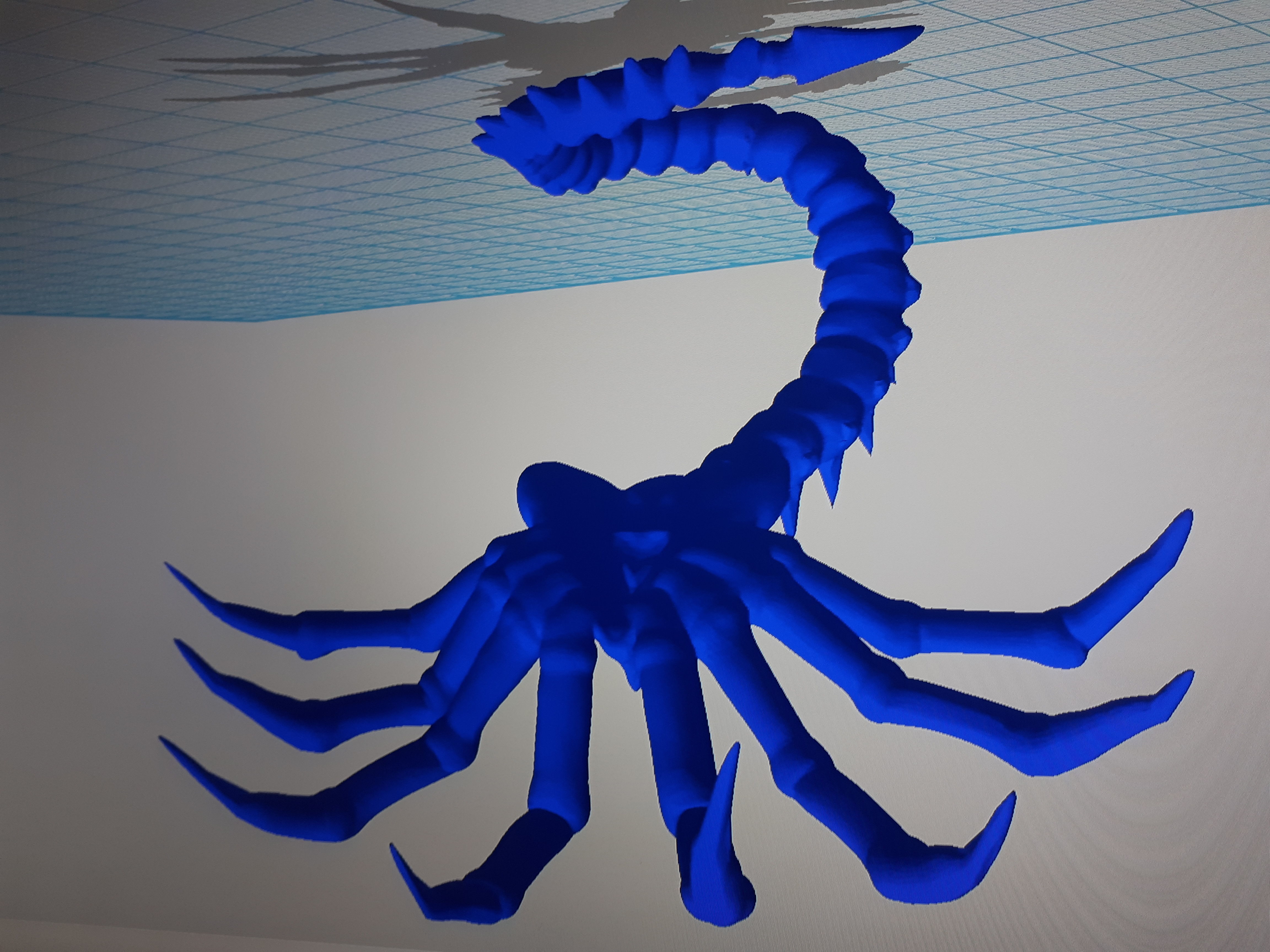 Queen Face Hugger 3D print model_4