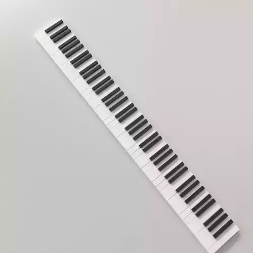 Piano Key 3D model