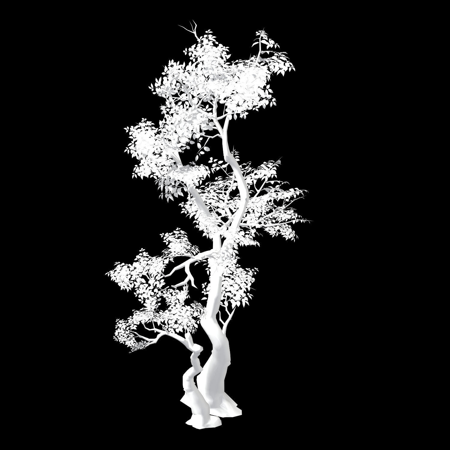 Hundred Forests-Plants-Banyan 01 3D model_2
