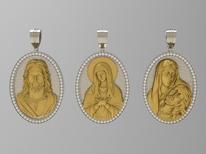 RELIGIOUS PENDANT COLLECTION N- 229 3D print model