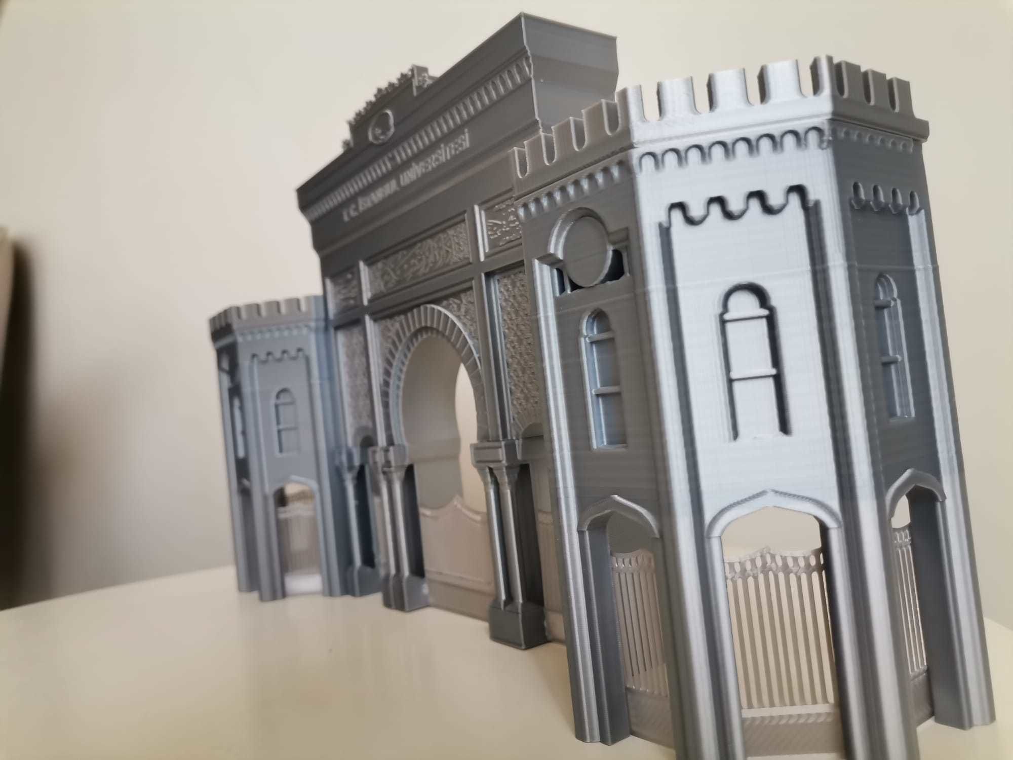 istanbul Universitesi Beyazit Kapisi istanbul university gate 3D print model_5