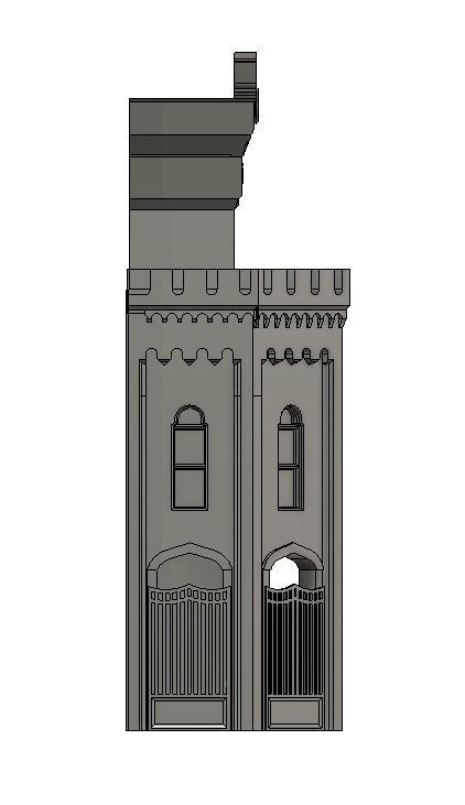 istanbul Universitesi Beyazit Kapisi istanbul university gate 3D print model_3