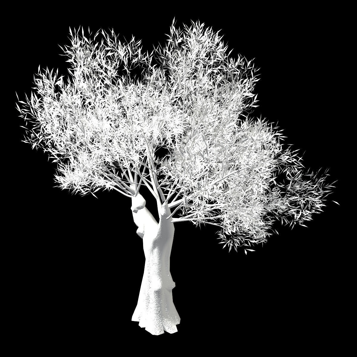 Hundred Forests-Plants-Sui Di Tree 03 3D model_2