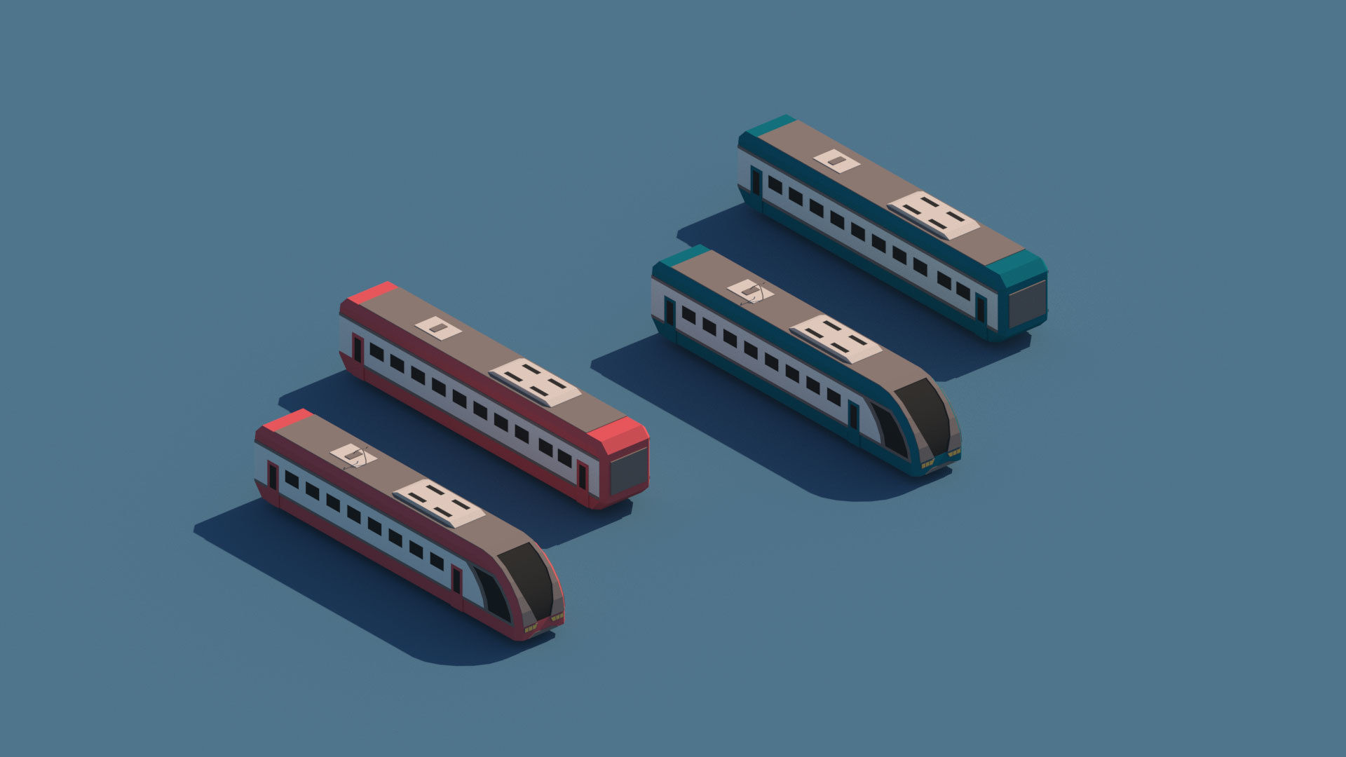 Cartoon City Pack Low-poly 3D model_26