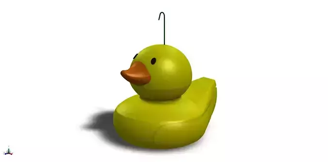 3D Gift Card Duck Christmas Tree Ornament 3D print model 3D Gift Card Duck Christmas Tree Ornament 3D print model