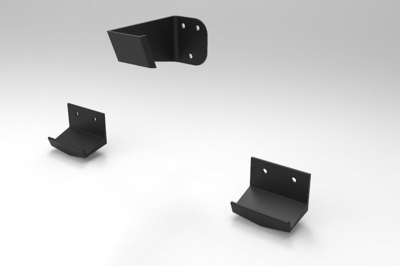 Bicycle Wall Mount 3D print model_3