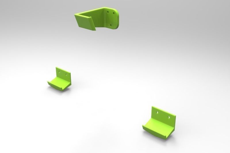 Bicycle Wall Mount 3D print model_7