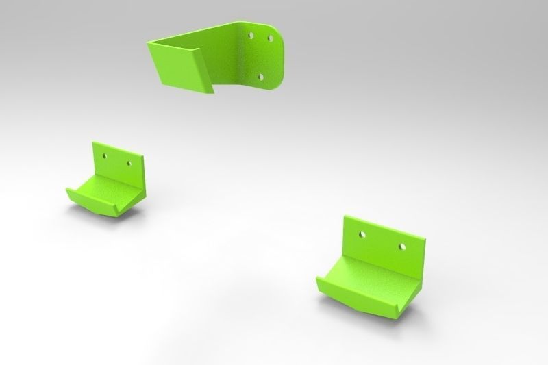 Bicycle Wall Mount 3D print model_8