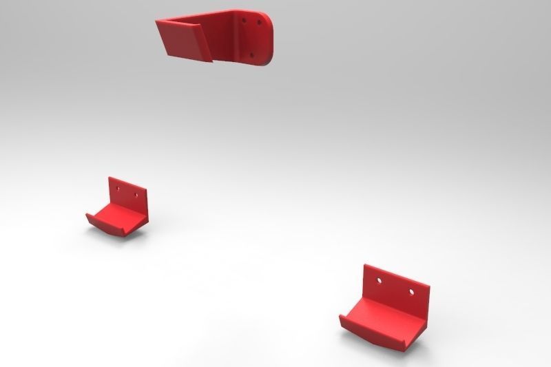 Bicycle Wall Mount 3D print model_2