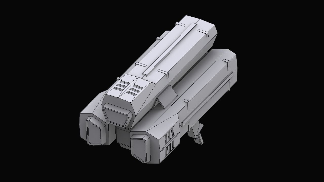 Gundam Earth Federation Heavy Weapons 3D model_5