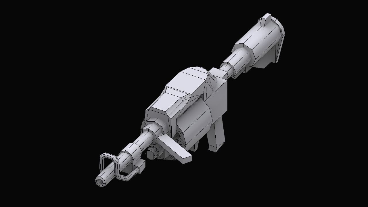 Gundam Earth Federation Heavy Weapons 3D model_9