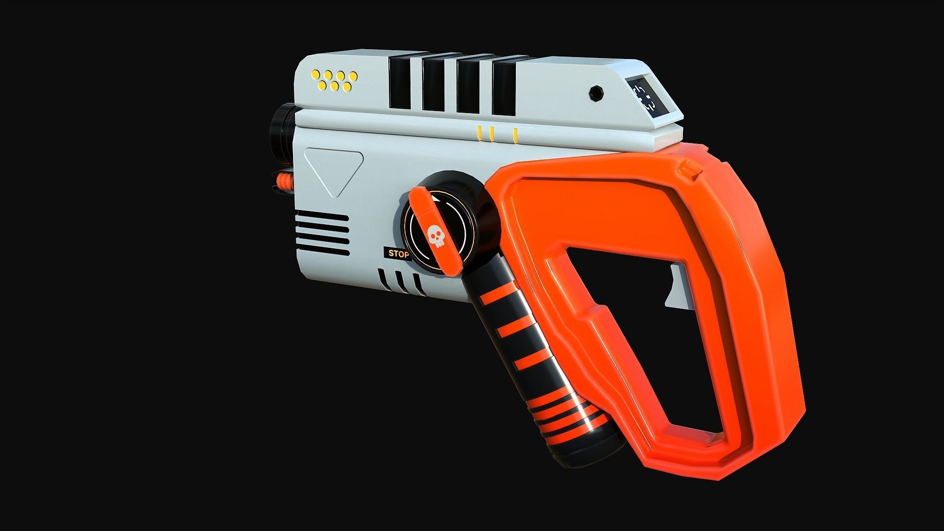 Stylize light machine 3D model_5