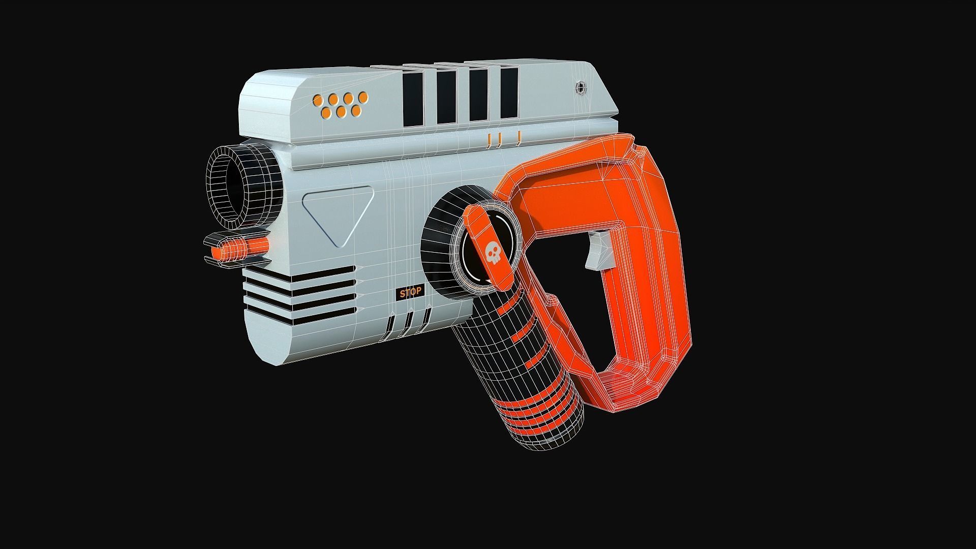 Stylize light machine 3D model_7