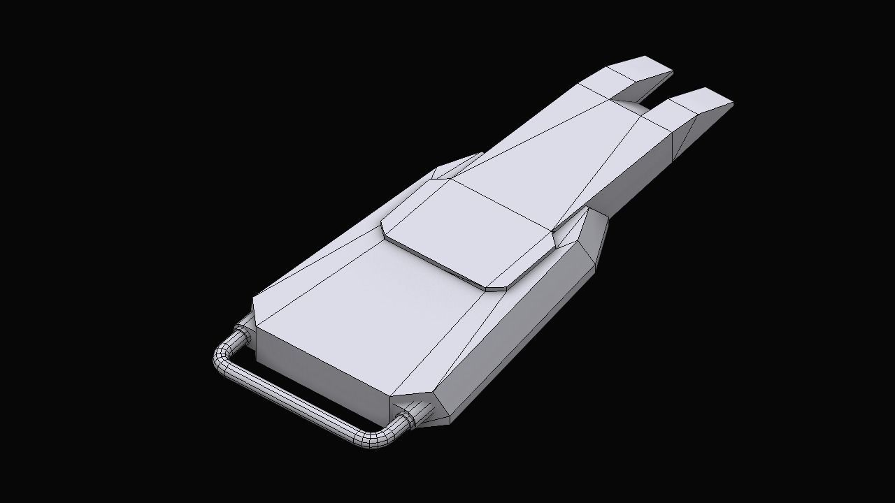 Gundam Earth Federation Shields 3D model_9