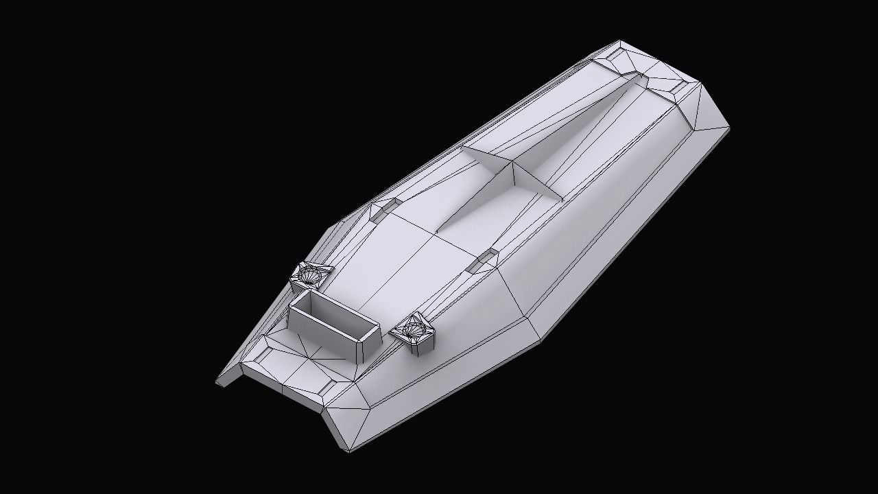 Gundam Earth Federation Shields 3D model_11